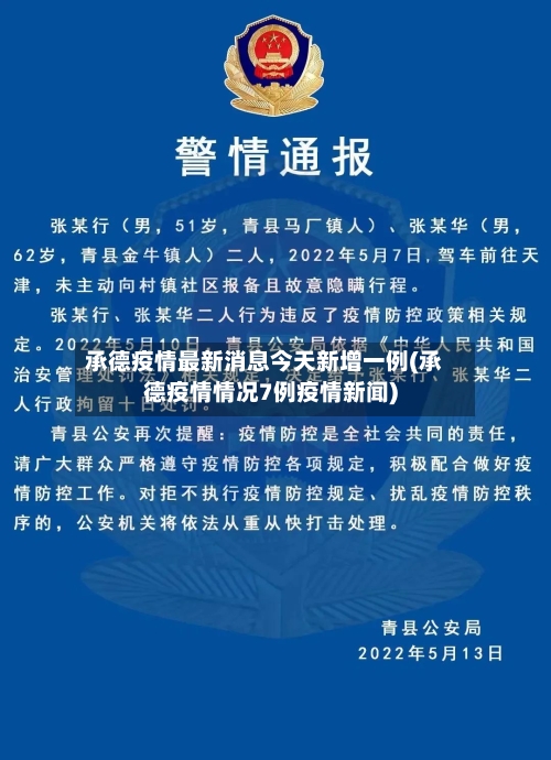 承德疫情最新消息今天新增一例(承德疫情情况7例疫情新闻)-第2张图片