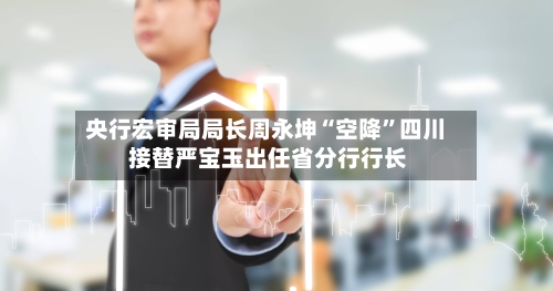 央行宏审局局长周永坤“空降”四川 接替严宝玉出任省分行行长-第3张图片