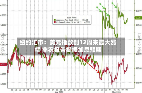 纽约汇市:美元指数创12周来最大涨幅 非农报告提振加息预期-第3张图片