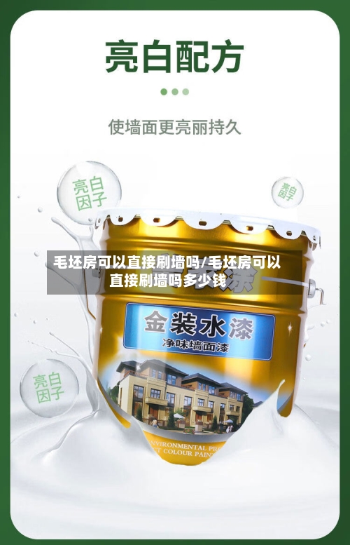 毛坯房可以直接刷墙吗/毛坯房可以直接刷墙吗多少钱-第3张图片