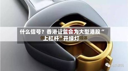 什么信号？香港证监会为大型港股“上杠杆”开绿灯-第2张图片