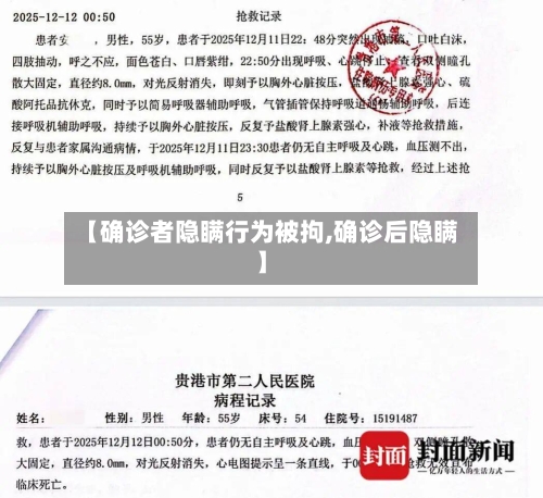 【确诊者隐瞒行为被拘,确诊后隐瞒】-第2张图片