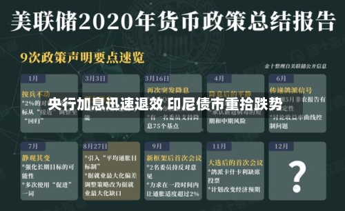 央行加息迅速退效 印尼债市重拾跌势