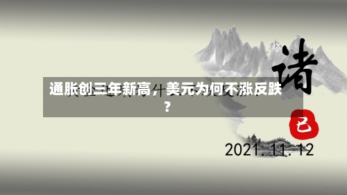 通胀创三年新高	，美元为何不涨反跌？-第2张图片