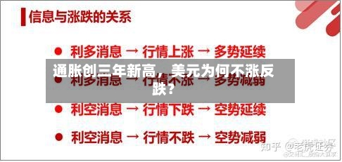 通胀创三年新高，美元为何不涨反跌？-第3张图片