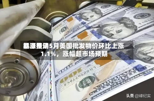 能源费用暴涨推动5月美国批发物价环比上涨1.1%，涨幅超市场预期-第2张图片