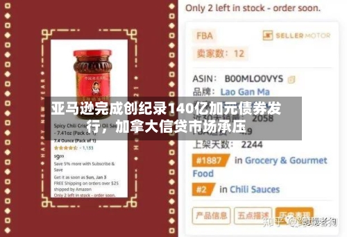 亚马逊完成创纪录140亿加元债券发行，加拿大信贷市场承压-第3张图片